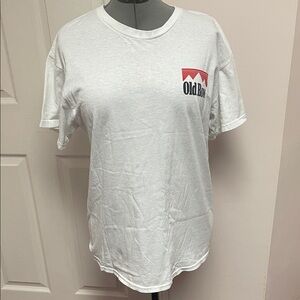 Old Row White Short Sleeve Tee